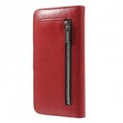 Detachable 2 in 1 Plånboksfodral till Apple iPhone 6 - Röd