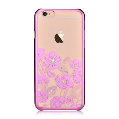 Devia skal med Swarovski-stenar till iPhone 6 / 6S  - Magenta