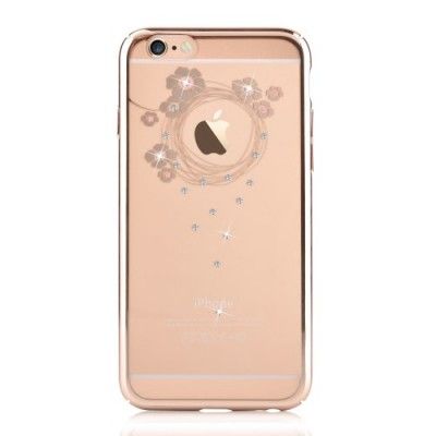 Devia Skal med Swarovski-Stenar till iPhone 6/6S Plus - Garland Guld