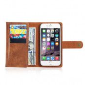 DG.MING Plånboksfodral till iPhone 6/6S - Camel Brun