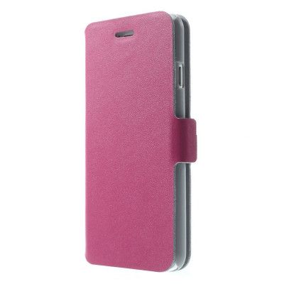Doormoon Äkta Läder Plånboksfodral till Apple iPhone 6 / 6S  - Magenta