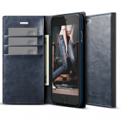 Elago Leather Wallet (iPhone 6/6S) - Blå