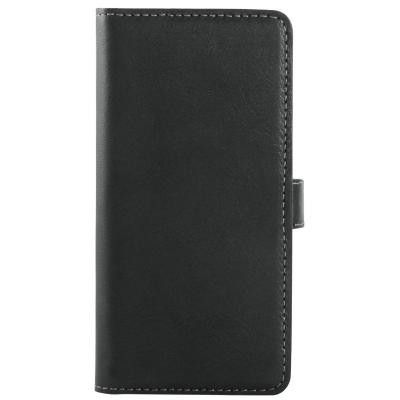 Essentials Plånboksfodral av äkta läder iPhone 6(S) Plus - Svart