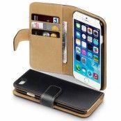 Exklusiv Plånboksfodral till Apple iPhone 6 / 6S (Svart)