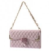 Fancy Quilted Plånboksfodral till Apple iPhone 6 / 6S - Rosa
