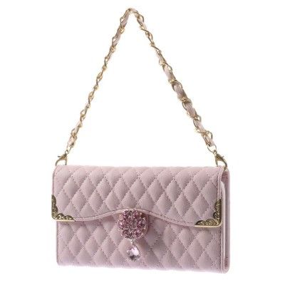Fancy Quilted Plånboksfodral till Apple iPhone 6 / 6S - Rosa