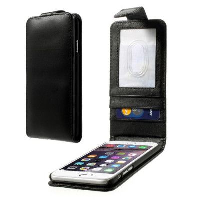 FlipFodral med kortfack till Apple iPhone 6 / 6S - Svart