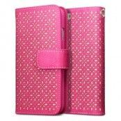 Floral ETCH Plånboksfodral till Apple iPhone 6 / 6S (Magenta)