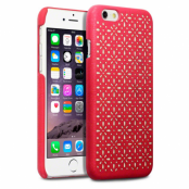 Floral ETCH Skal till iPhone 6 / 6S  - Röd