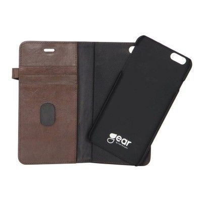 Gear Plånboksfodral Buffalo av äkta läder till iPhone 6(S) Plus - Brun