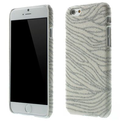 Glittery Baksideskal till Apple iPhone 6 / 6S  - Vit