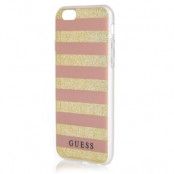 Guess Ethnic Chic Stripes 3D Skal iPhone 6 / 6S - Guld / Rosa