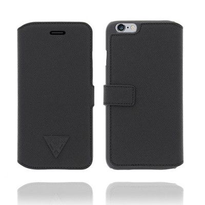 Guess Men Book Case Brad till iPhone 6 / 6S  - Svart