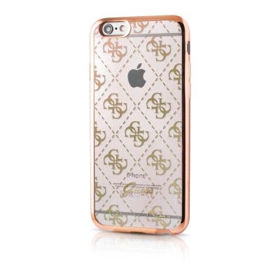 Guess Mobilskal till iPhone 6(S) - Guld/Transparent