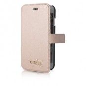 Guess Saffiano Look Plånboksfodral till iPhone 6/6S - Beige