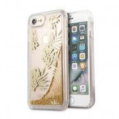 Guess Skal iPhone 6/7/8/SE 2020 Palm Springs Glitter Liquid - Rose Guld