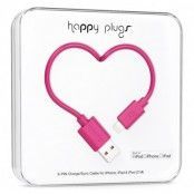 Happy Plugs Lightning USB-kabel 2 meter - Cerise