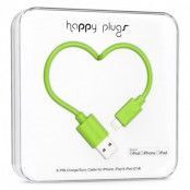 Happy Plugs Lightning USB-kabel 2 meter - Grön