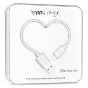 Happy Plugs Lightning USB-kabel 2 meter - Vit