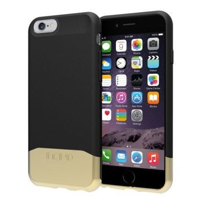 Incipio Edge Chrome Skal till iPhone 6 / 6S - Svart Gold