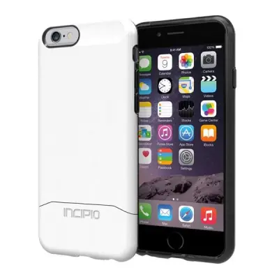Incipio Edge Shine Brushed Skal till iPhone 6 - Vit