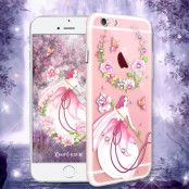 Kavaro Tipsy Skal med Swarovski Stenar till iPhone 6/6S  - Butterfly Fairy