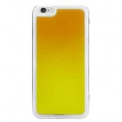 Liquid Neon Sand baksidesskal till iPhone 6/6s Plus - Orange