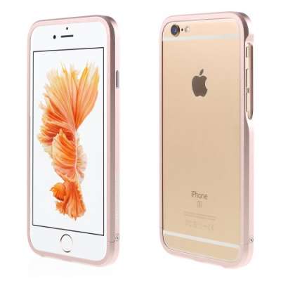 LJY Sword 6 Aluminium Bumper Skal till Apple iPhone 6(S) Plus - Rose Gold