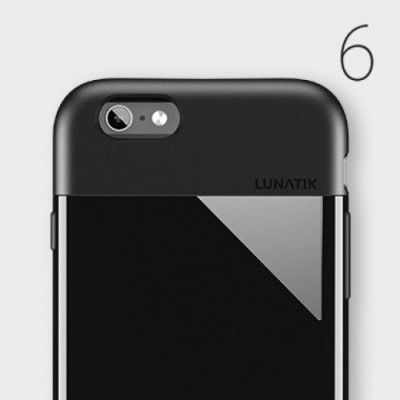 Lunatik Flak Skal till Apple iPhone 6 / 6S  - Svart