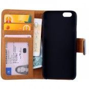 Magnetic Wallet Case (iPhone 6) - Brun