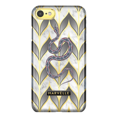 Marvêlle iPhone 6/7/8/SE 2020 Magnetiskt Skal - Venomous Golden Leaves