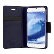 Mercury Sonata Diary Plånboksfodral till Apple iPhone 6 / 6S (Blå)
