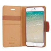 Mercury Sonata Diary Plånboksfodral till Apple iPhone 6 / 6S (Camel)