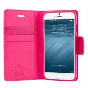 Mercury Sonata Diary Plånboksfodral till Apple iPhone 6 / 6S  (Magenta)