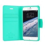 Mercury Sonata Diary Plånboksfodral till Apple iPhone 6 / 6S (Turkos)