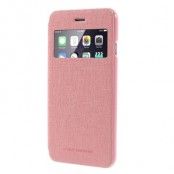Mercury Viva Window Plånboksfodral till Apple iPhone 6 - Rosa