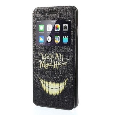 MobilFodral med fönster till Apple iPhone 6 - We're All Mad Here