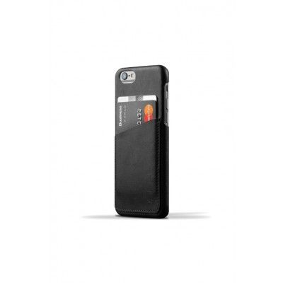 Mujjo Plånboksskal av äkta läder till iPhone 6 - Svart
