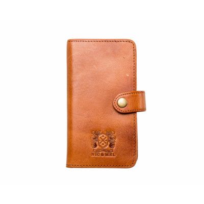 Nic & Mel Andrew bookcase till iPhone 6 / 6S  - Cognac