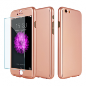 Pavoscreen 360° Helomslutande skal för iPhone 6(S) Plus, rosa guld