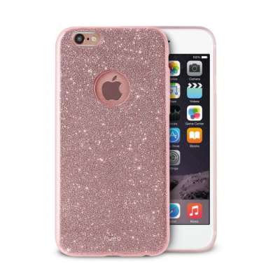 Puro Glitter Mobilskal till iPhone 6/6S - Shine Rose Gold