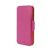 Puro iPhone 6 / 6S Eco-leather Bi-Color Wallet - Rosa/Röd