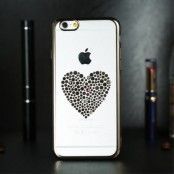 Remax Skal med Swarovski-Kristaller till Apple iPhone 6 - Heart