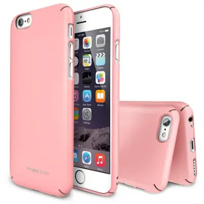Ringke Slim Dual Coated Skal till Apple iPhone 6 / 6S (Rosa)