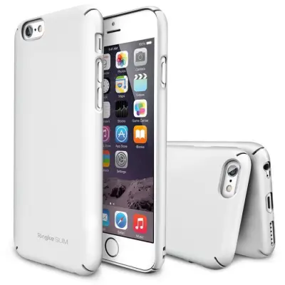 Ringke Slim Dual Coated Skal till Apple iPhone 6 / 6S (Vit)