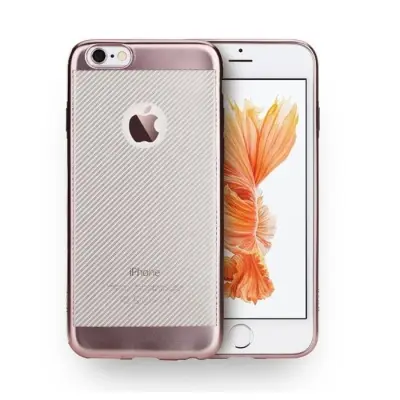 Rock Flexicase Skal till Apple iPhone 6 / 6S - Rose Gold