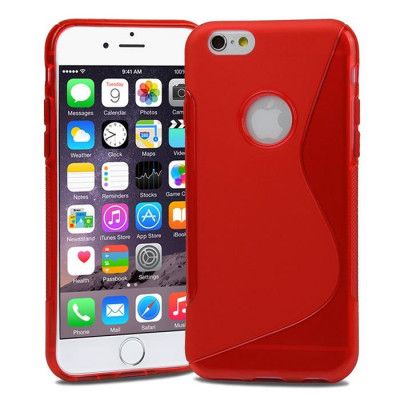 S-Line Flexicase Skal till Apple iPhone 6 / 6S  - Röd