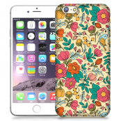 Skal till Apple iPhone 6 / 6S - Retro Blommor - Beige