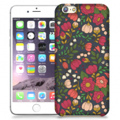 Skal till Apple iPhone 6 / 6S - Retro Blommor - Grå