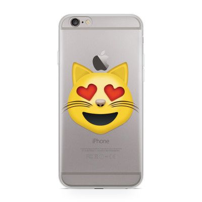 Skal till Apple iPhone 6(S) - Emoji  Cat Heart Eyes